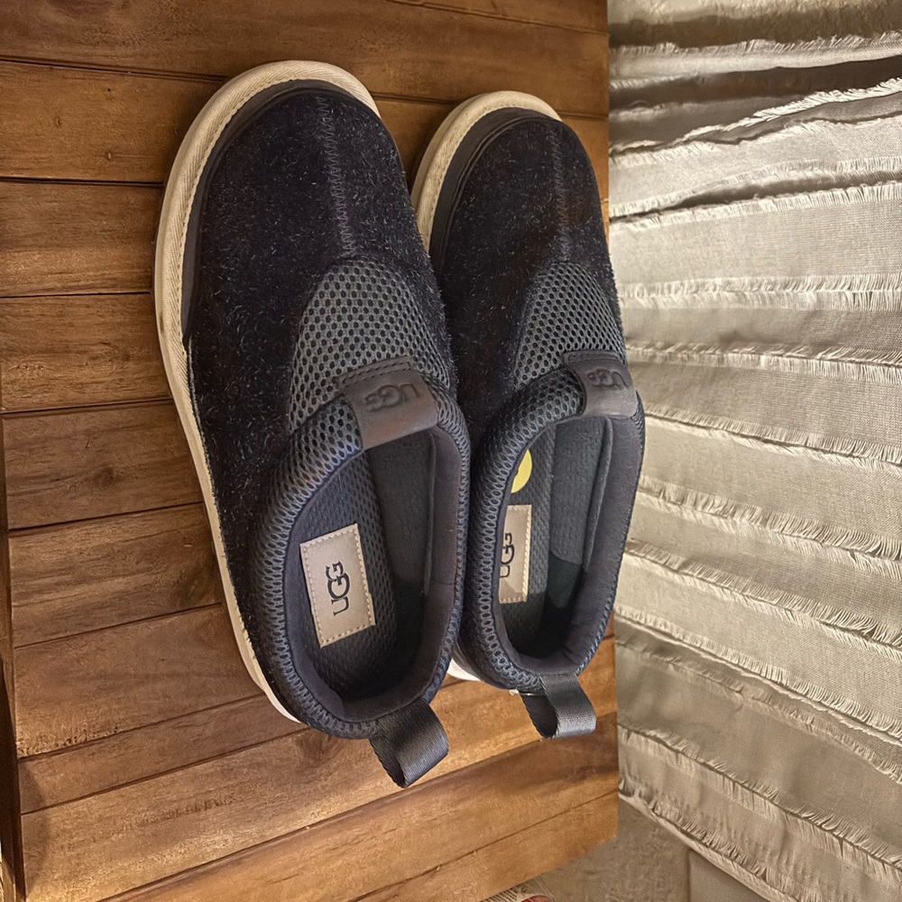 UGG Tasman Suede Blue Slip-On Shoes